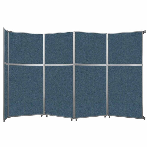 Versare Operable Wall Folding Room Divider 15'7" x 10'3/4" Caribbean Fabric 1070249-1 - main